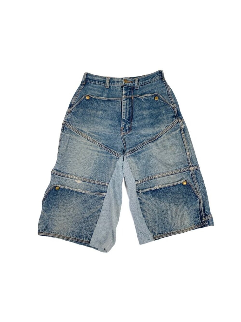 Rework Howick Wide Leg Baggy Cargo Shorts 26